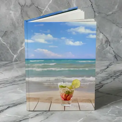 Tropical Cocktail Drink Sandy Beach Ocean
