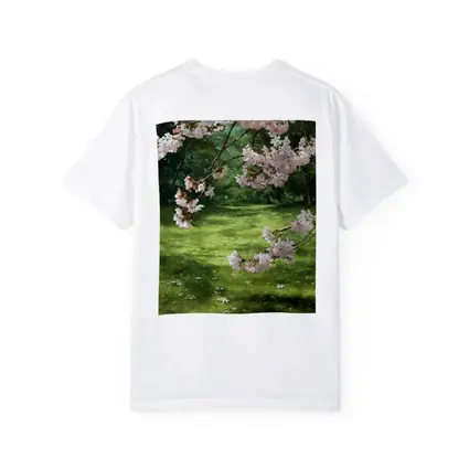 Cherry Blossom Tree Green Park Spring