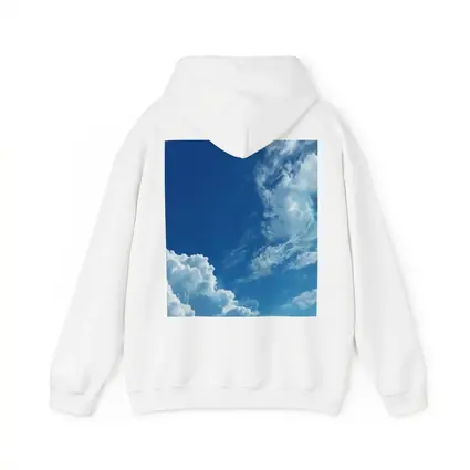 Blue Sky White Clouds Aerial View