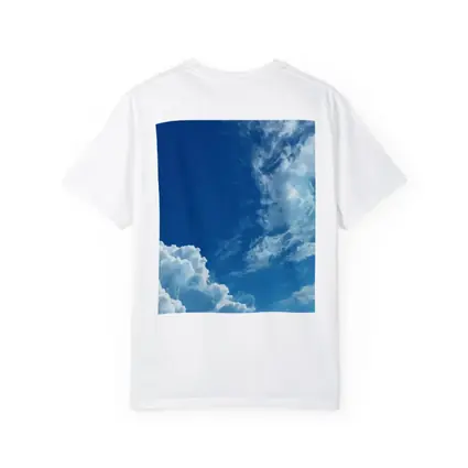 Blue Sky White Clouds Aerial View
