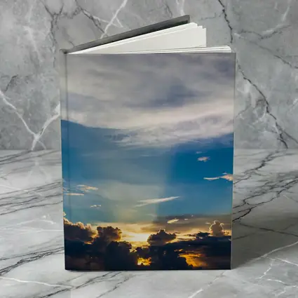 Blue Sky Sunset Golden Clouds Drama
