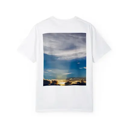 Blue Sky Sunset Golden Clouds Drama