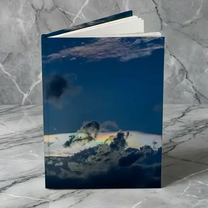 Iridescent Clouds Deep Blue Sky Photography