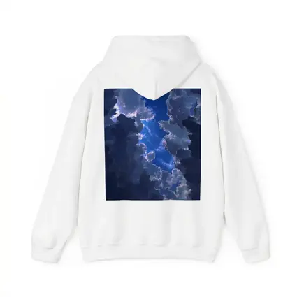 Dark Blue Storm Clouds Breaking Open Sky
