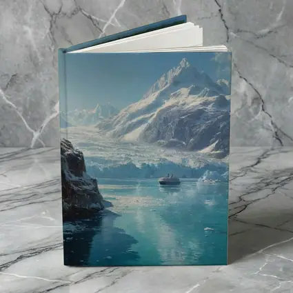 Cruise Ship Glacier Bay Alaska Oil Painting