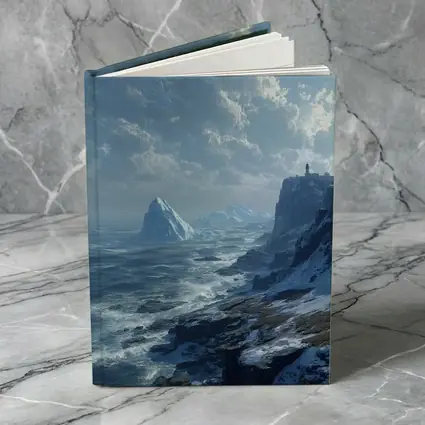 Arctic Cliffs Iceberg Ocean Winter Landscape