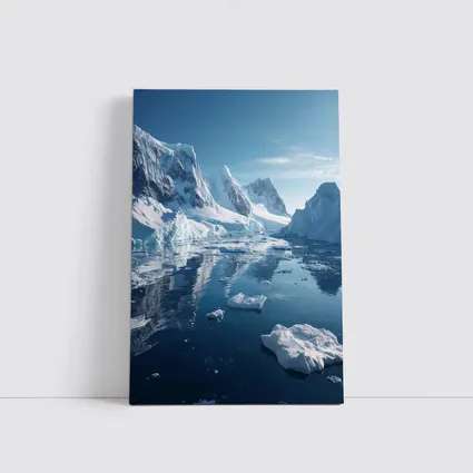 Arctic Ice Glaciers Blue Mountain Water