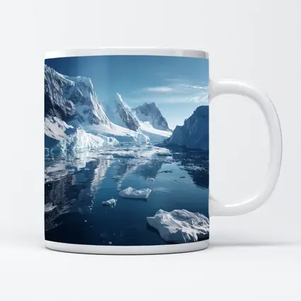 Arctic Ice Glaciers Blue Mountain Water