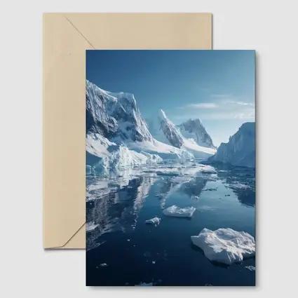 Arctic Ice Glaciers Blue Mountain Water