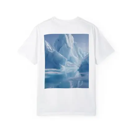 Iceberg Reflection Arctic Blue Glacial Waters