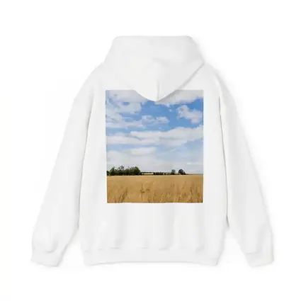 Golden Wheat Field Blue Summer Sky
