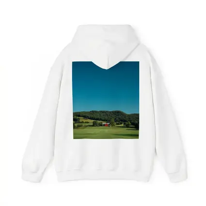 Red Barn Green Fields Rolling Hills Landscape