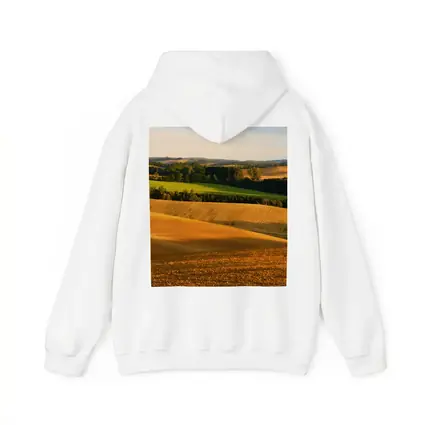 Golden Rolling Fields Green Trees Countryside