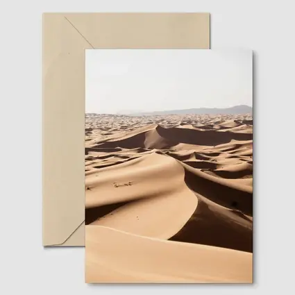 Sahara Desert Sand Dunes Aerial View