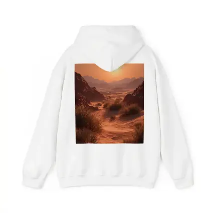 Desert Canyon Sunset Warm Golden Sky