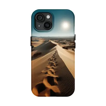Golden Sand Dunes Desert Landscape Sun