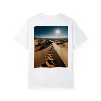 Golden Sand Dunes Desert Landscape Sun