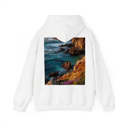 Big Sur Rocky Coastline Golden Hour Seascape