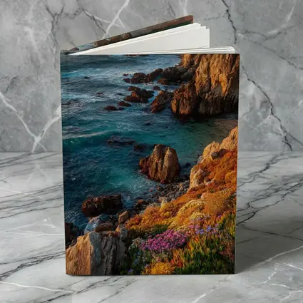 Big Sur Rocky Coastline Golden Hour Seascape