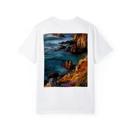 Big Sur Rocky Coastline Golden Hour Seascape