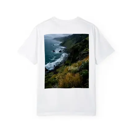 Rugged Coastal Cliffs Wild Grass Ocean View