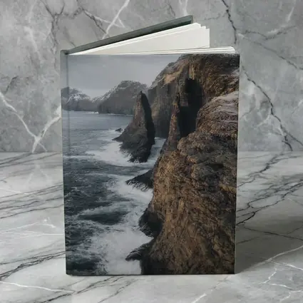 Rocky Coastal Cliffs Winter Ocean Waves