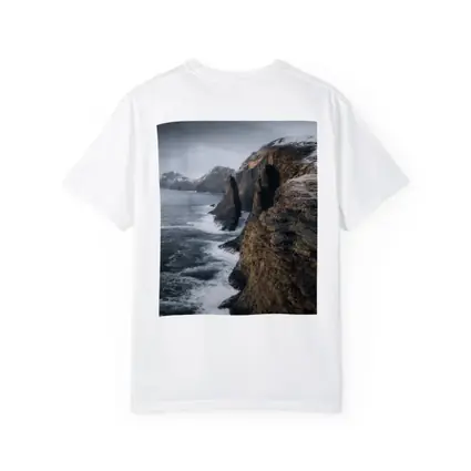 Rocky Coastal Cliffs Winter Ocean Waves
