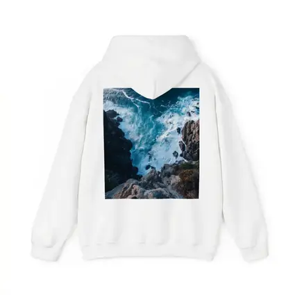 Cliff Edge View Over Ocean Waves