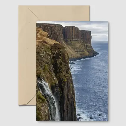Kilt Rock Cliffs Waterfall Isle of Skye