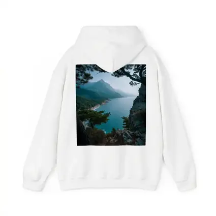 Rocky Coastal Cliffs Pine Trees Mountain View