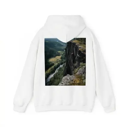 Rocky Cliff Overlooking Forest River Valley