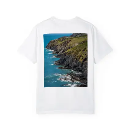 Rocky Coastal Cliffs Above Turquoise Ocean Waves