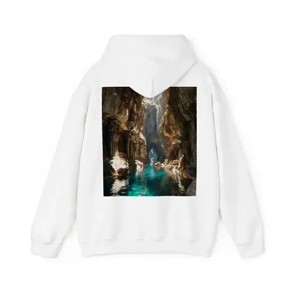 Ancient Cave Temple With Turquoise Water