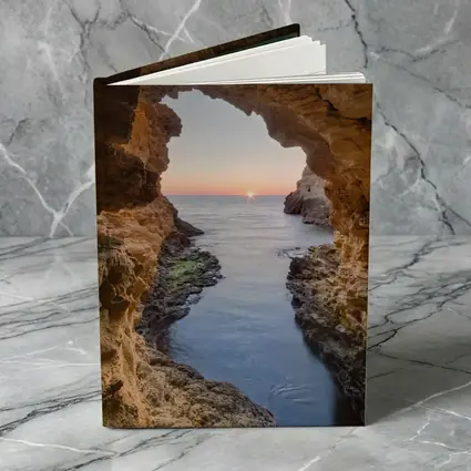 Sea Cave Arch Ocean Sunset Rocky Coast