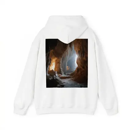 Ancient Cave Interior With Glowing Light