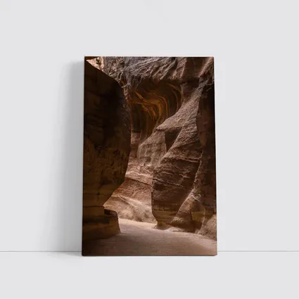 Narrow Sandstone Canyon Slot Rock Walls