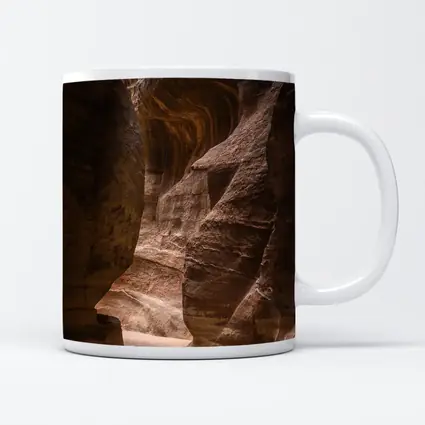 Narrow Sandstone Canyon Slot Rock Walls