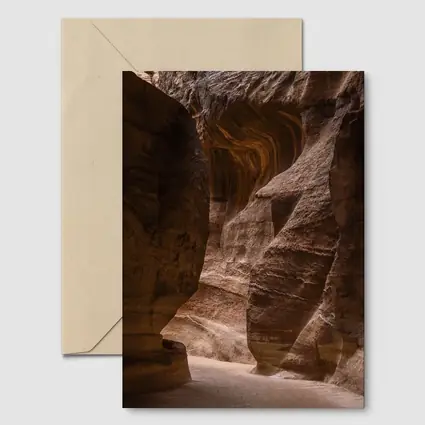 Narrow Sandstone Canyon Slot Rock Walls