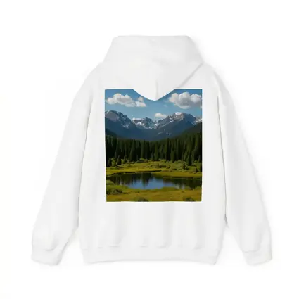 Alpine Mountain Lake Forest Green Landscape