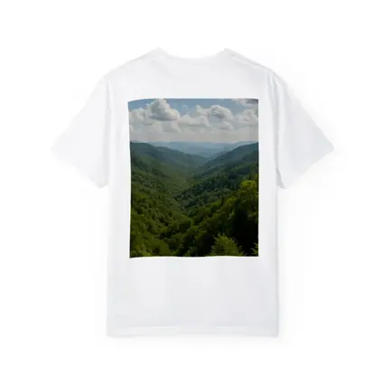 Green Mountain Forest Valley Summer Landscape