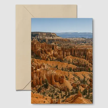 Bryce Canyon Hoodoos Red Rock Desert View