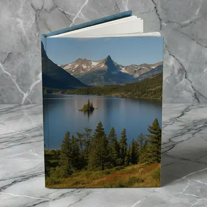 Mountain Lake Island Glacier National Park