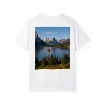 Mountain Lake Island Glacier National Park