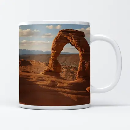 Delicate Arch Red Rock Desert Landscape