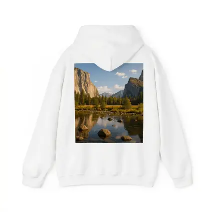 Yosemite Valley River Granite Cliffs Landscape