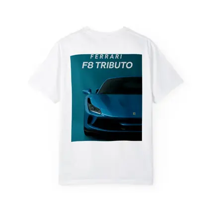 Ferrari F8 Tributo Blue Studio Front View