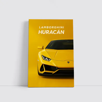 Lamborghini Huracan Yellow Front View