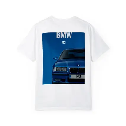 BMW M3 Blue Studio Front View