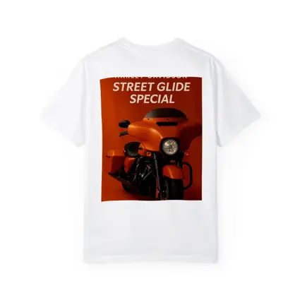 Harley Davidson Street Glide Special Orange Background