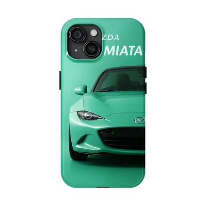 Mazda MX-5 Miata Front View Green Background